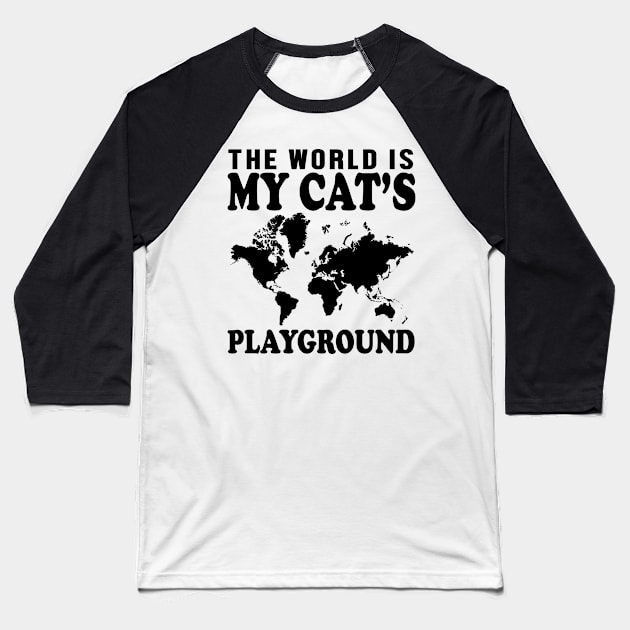 A cats playground Baseball T-Shirt by Voxen X